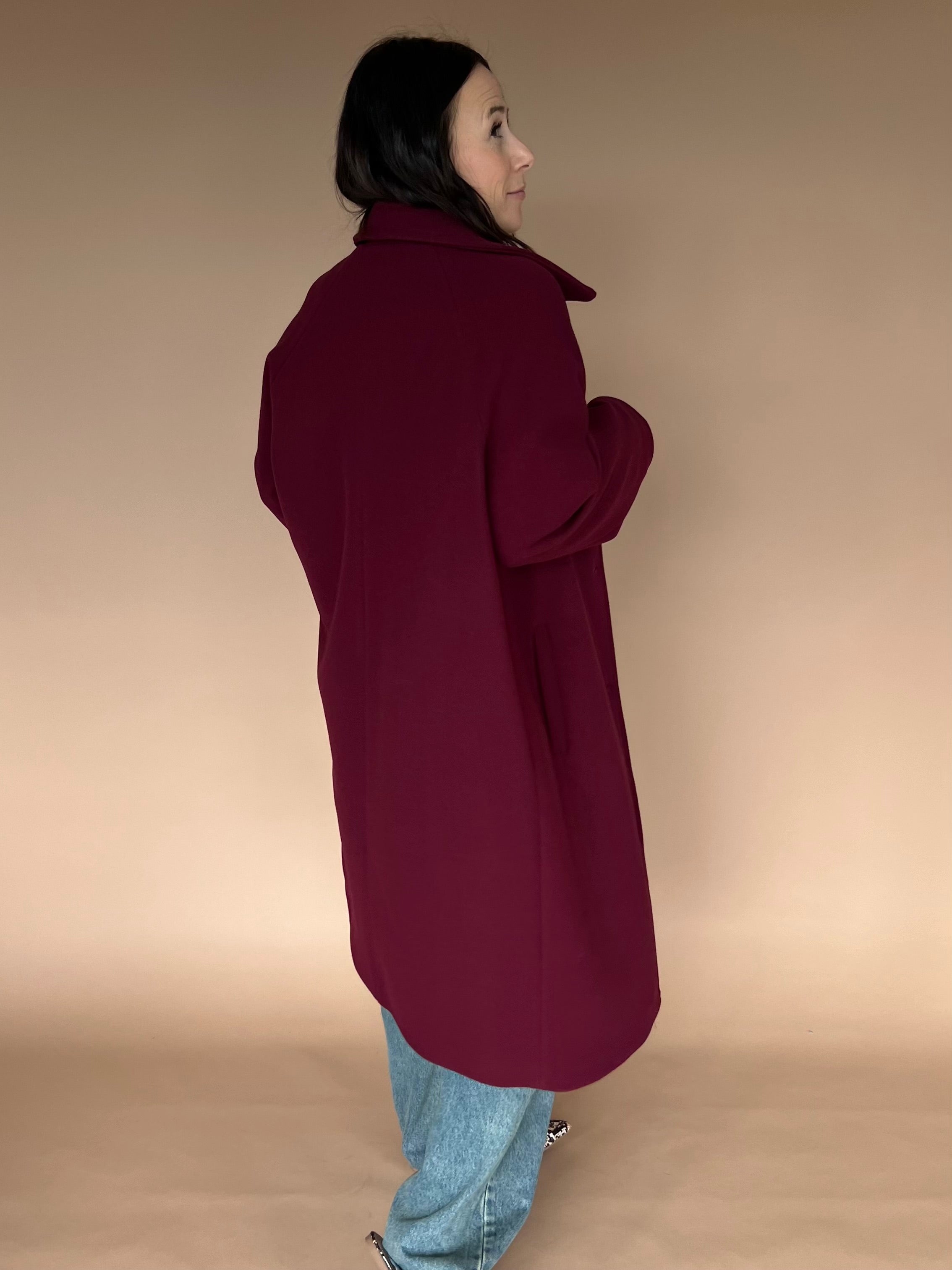 Cappotto Bordeaux