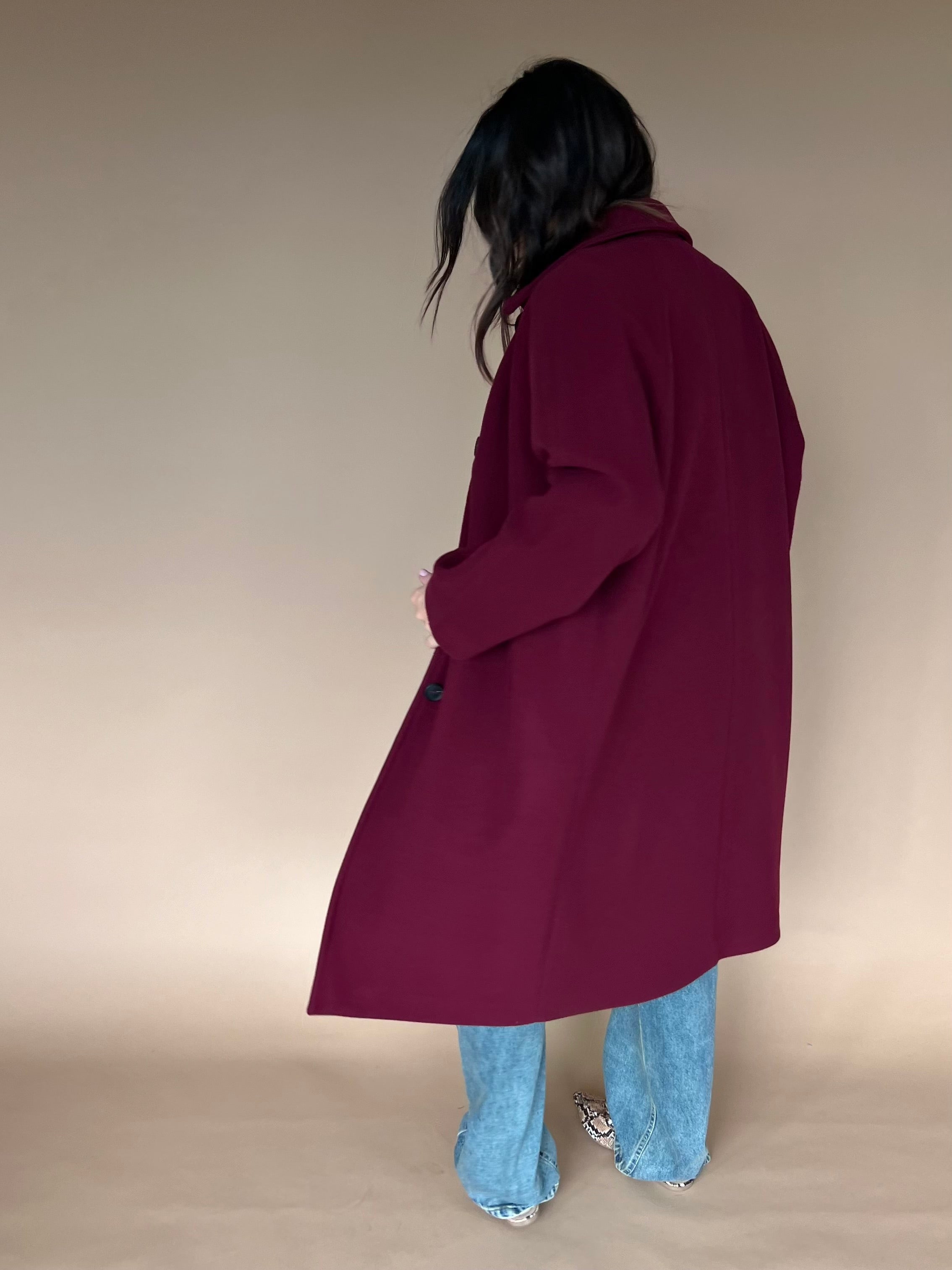 Cappotto Bordeaux